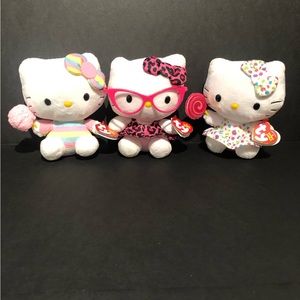 Bundle of Hello Kitty Ty Beanie Babies